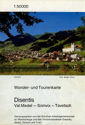 Wandelkaart Disentis