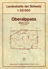 Blatt 1232 Oberalppass